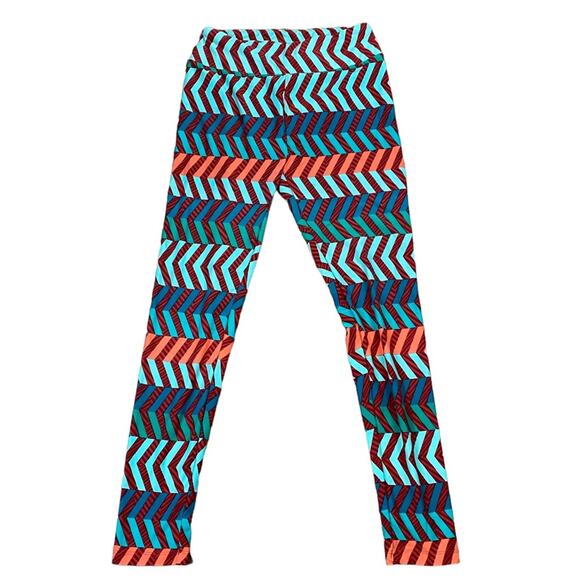 LuLaRoe Pants - LuLaRoe Chevron Leggings One Size